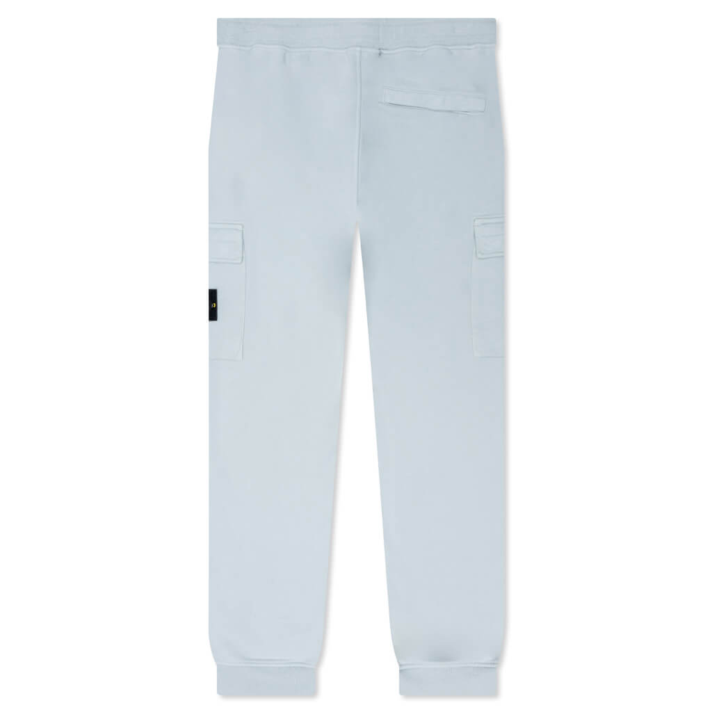 Stone Island Brushed Cargo Fleece Pants - Pearl Grey