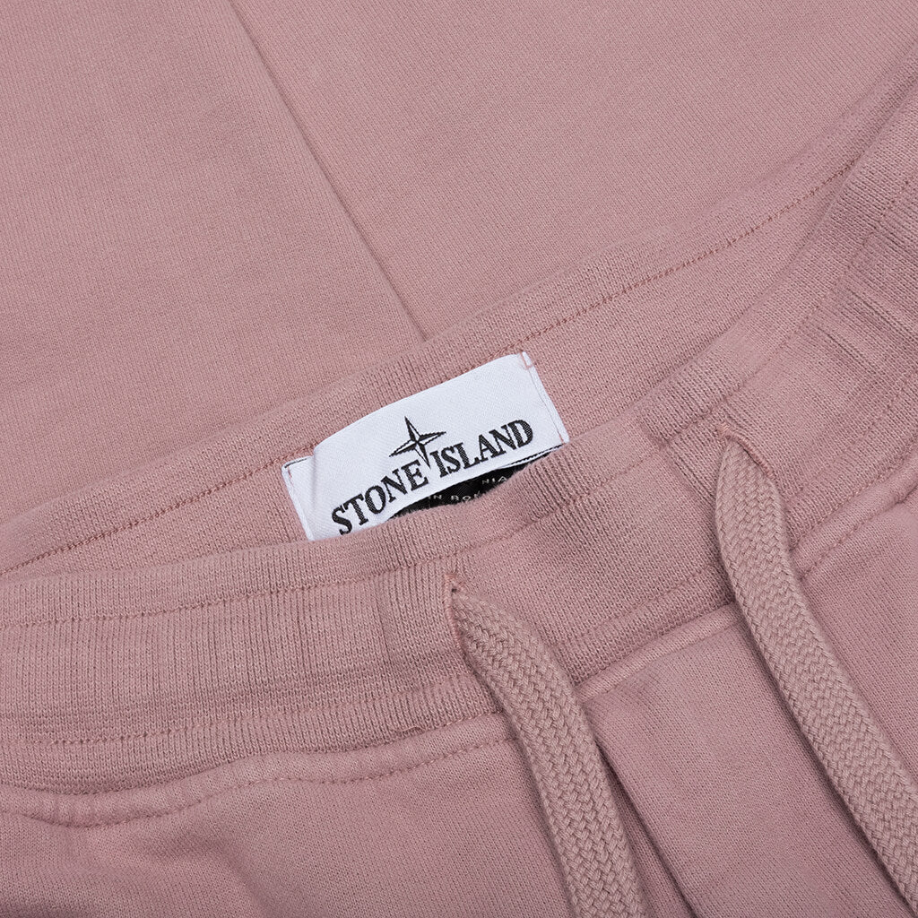 Stone Island Brushed Cargo Fleece Pants - Red Onion