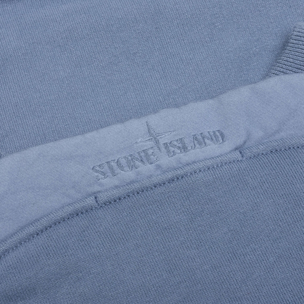 Stone Island Brushed Crewneck Sweatshirt - Avio Blue