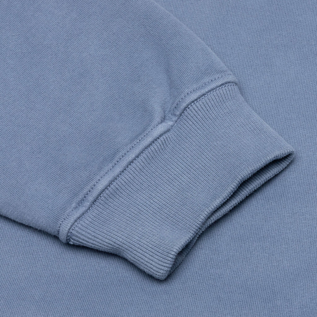 Stone Island Brushed Crewneck Sweatshirt - Avio Blue