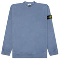 Stone Island Brushed Crewneck Sweatshirt - Avio Blue
