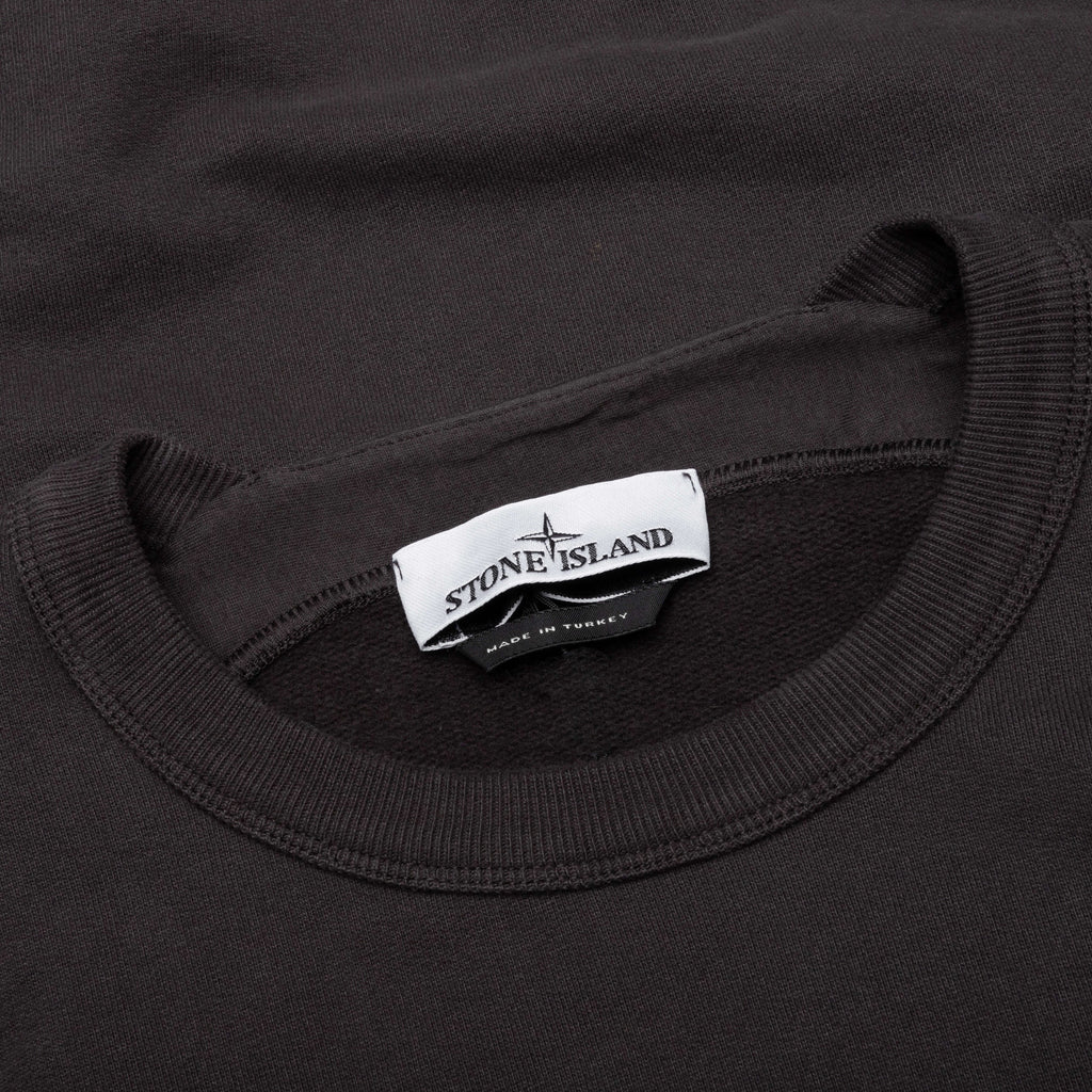 Stone Island Brushed Crewneck Sweatshirt - Charcoal