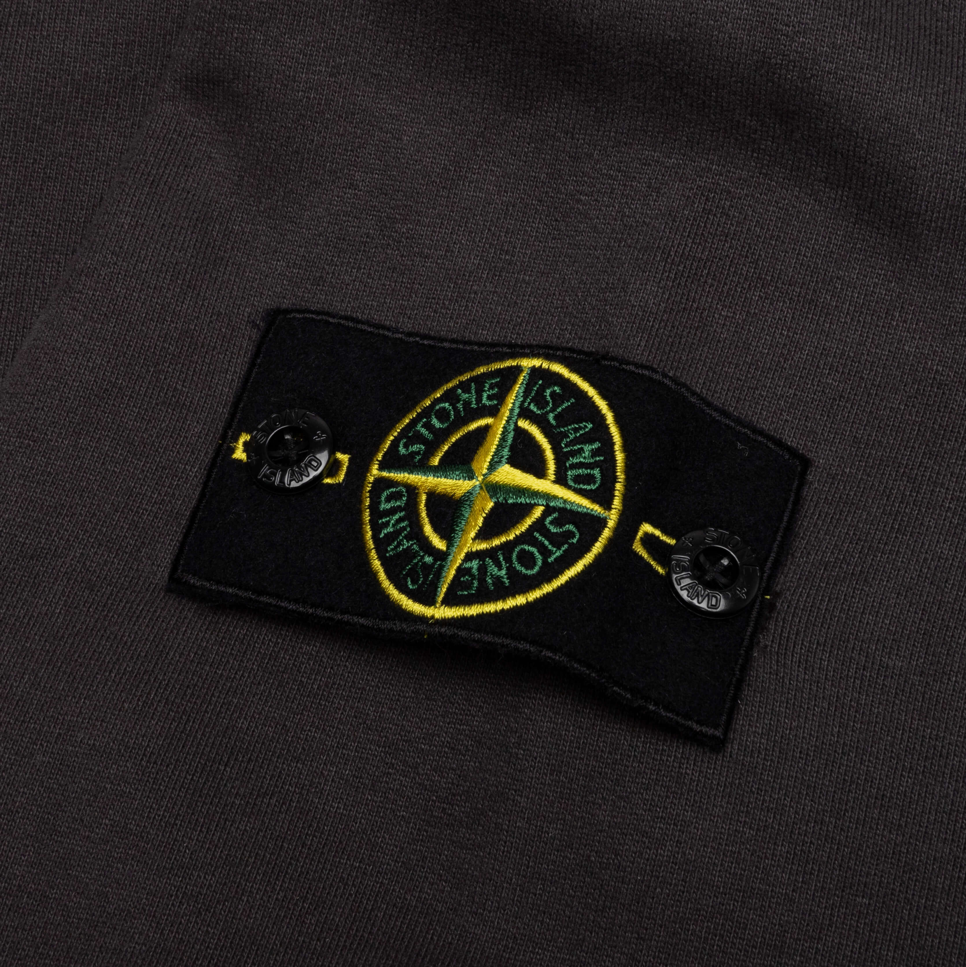 Stone Island Brushed Crewneck Sweatshirt - Charcoal