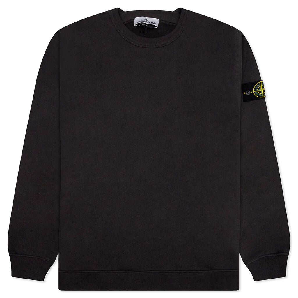 Stone Island Brushed Crewneck Sweatshirt - Charcoal