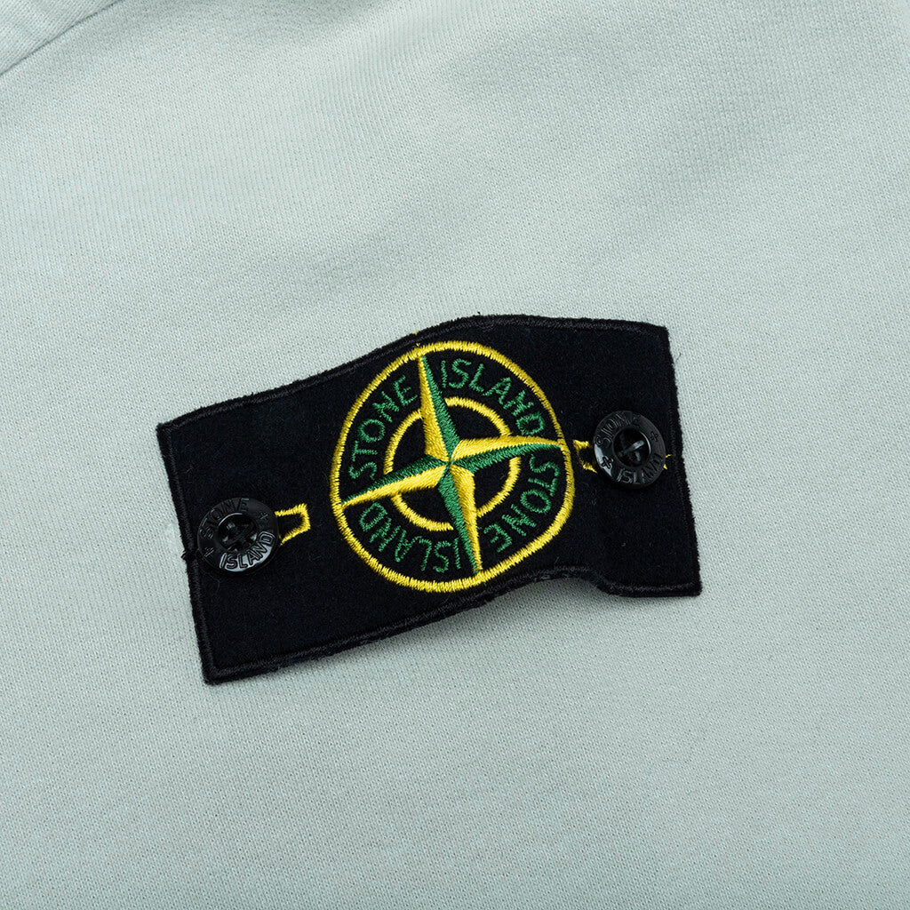 Stone Island Brushed Crewneck Sweatshirt - Pearl Grey