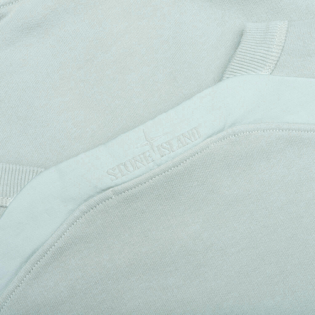 Stone Island Brushed Crewneck Sweatshirt - Pearl Grey