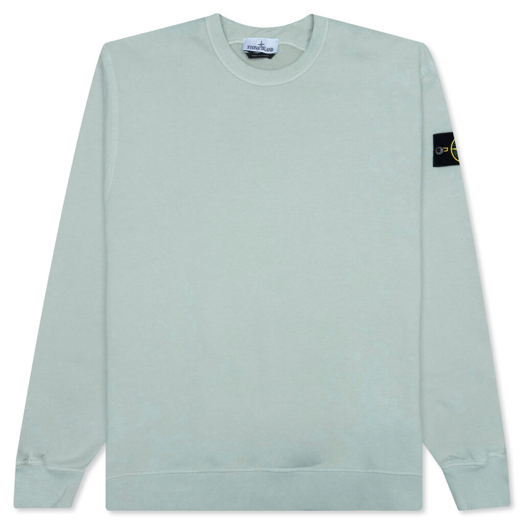 Stone Island Brushed Crewneck Sweatshirt - Pearl Grey