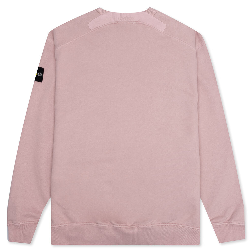 Stone Island Brushed Crewneck Sweatshirt - Red Onion