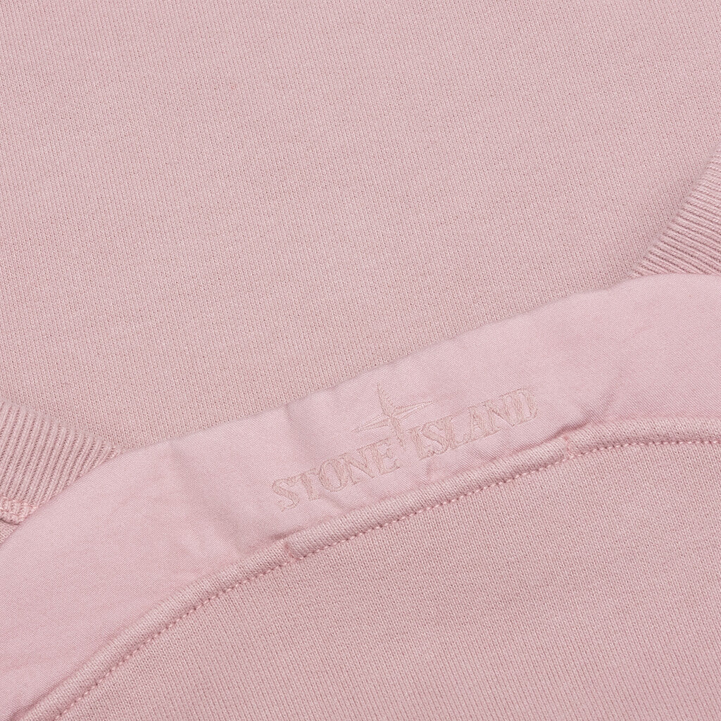 Stone Island Brushed Crewneck Sweatshirt - Red Onion
