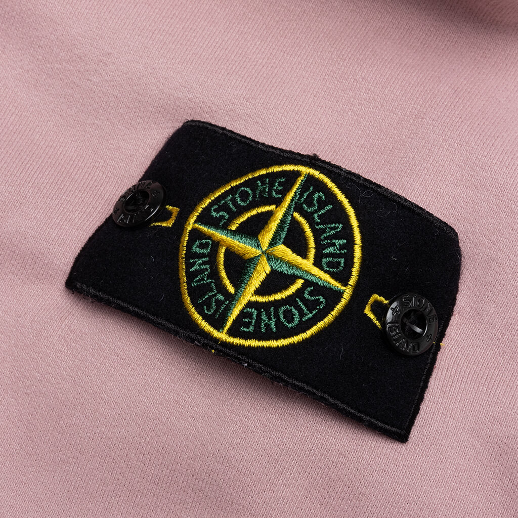 Stone Island Brushed Crewneck Sweatshirt - Red Onion