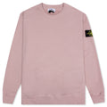 Stone Island Brushed Crewneck Sweatshirt - Red Onion