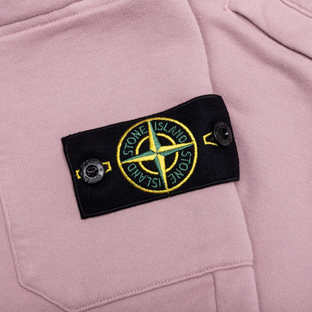 Stone Island Cargo Bermuda Shorts - Red Onion