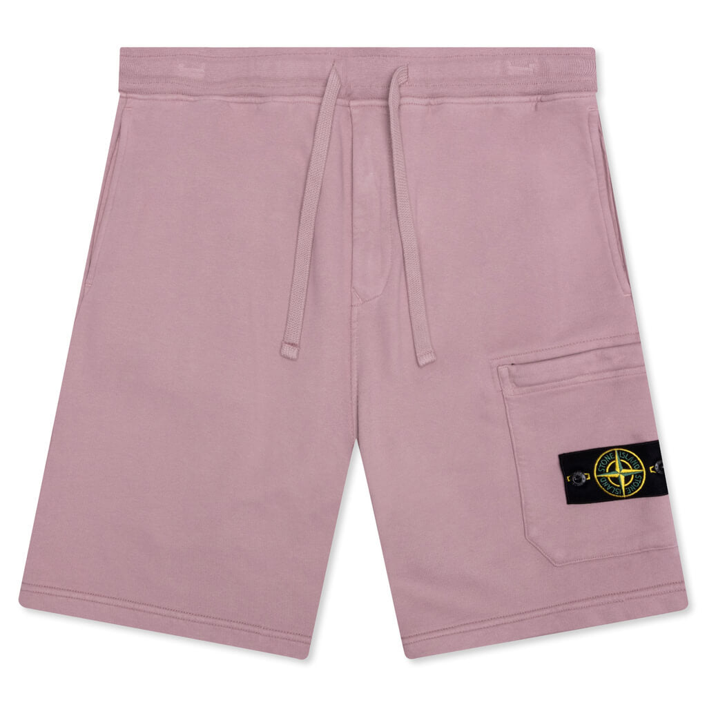 Stone Island Cargo Bermuda Shorts - Red Onion