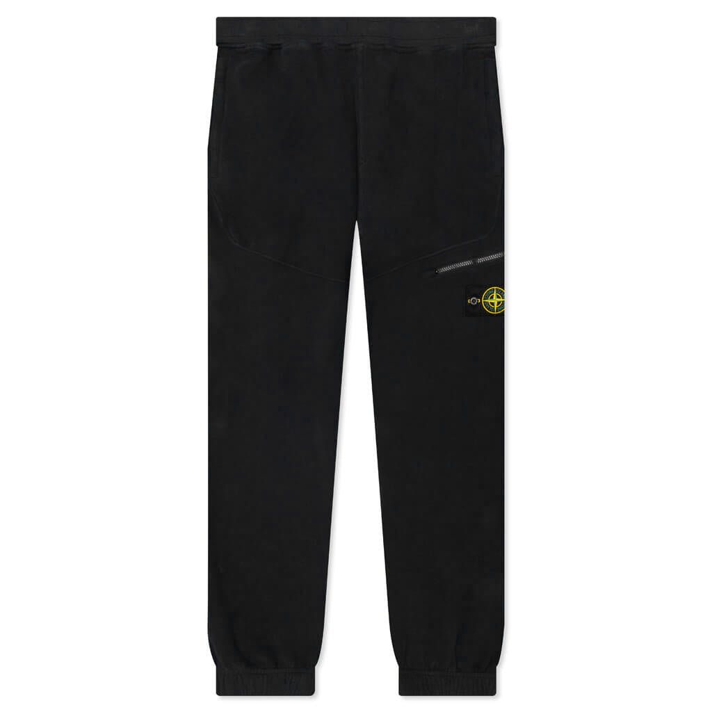 Stone Island Cargo Fleece Pants - Black