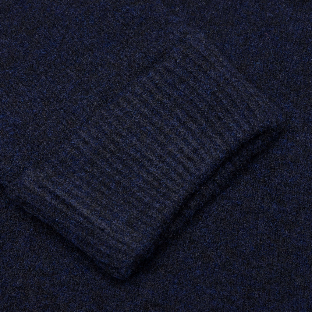 Stone Island Crewneck Knit Sweater - Navy Blue