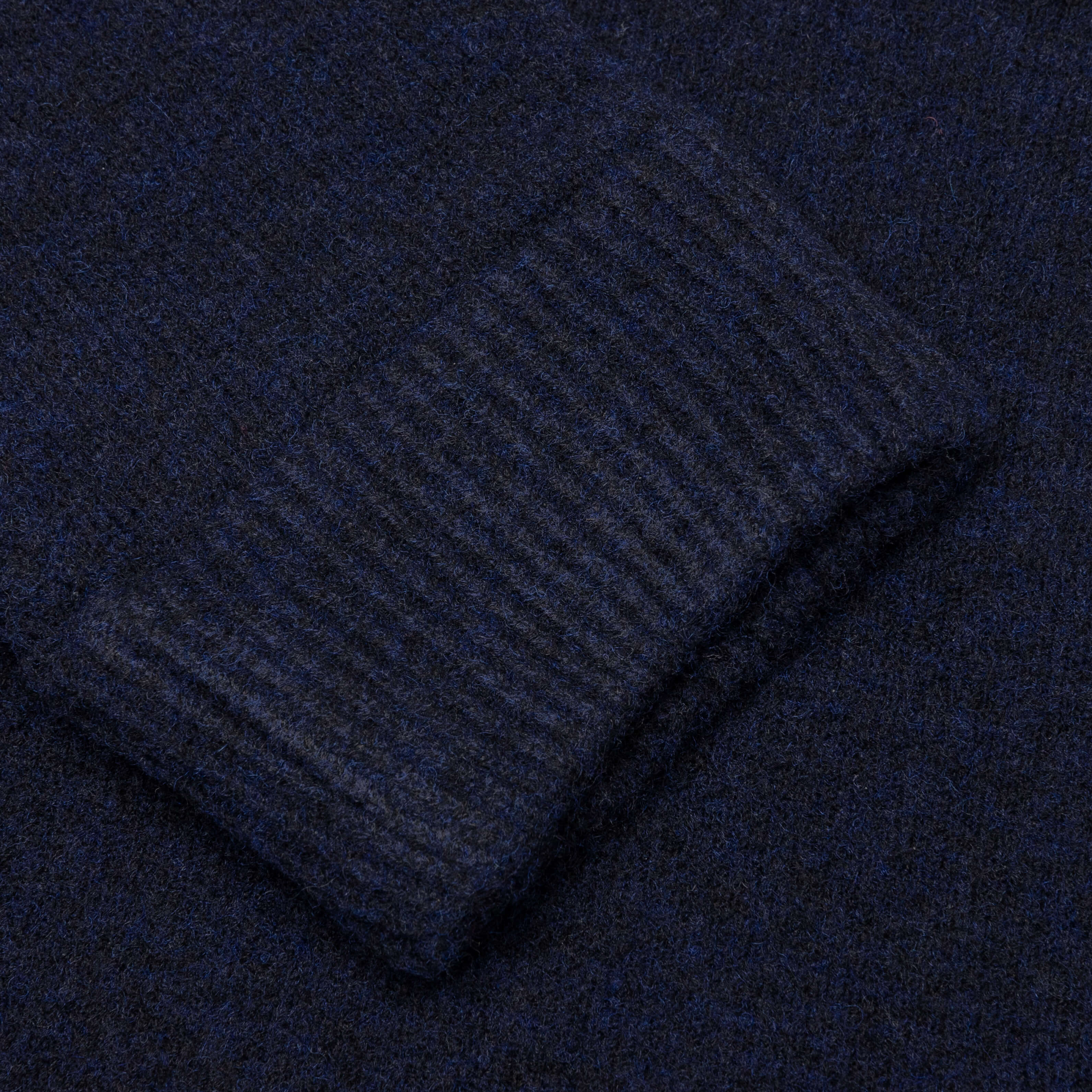 Stone Island Crewneck Knit Sweater - Navy Blue
