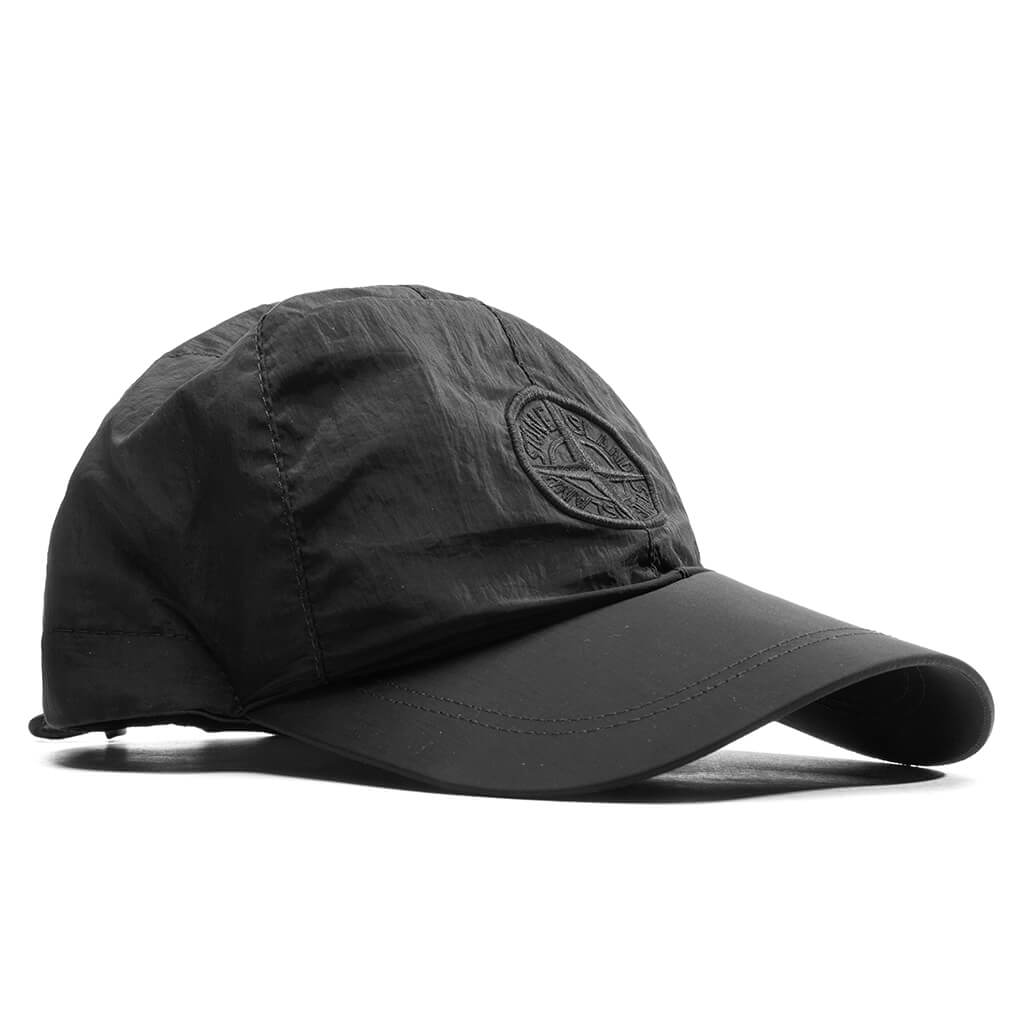 Stone Island Econyl Regenerated Nylon 6-Panel Cap - Black