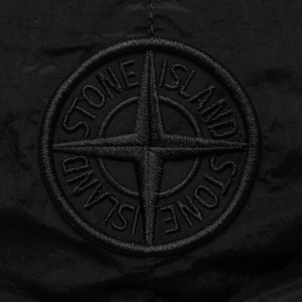 Stone Island Econyl Regenerated Nylon 6-Panel Cap - Black