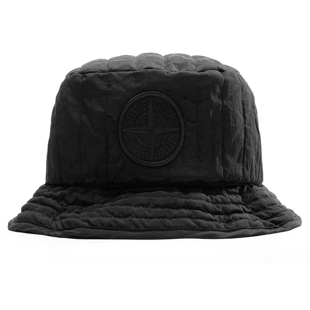 Stone Island Econyl Regenerated Nylon Bucket Hat - Black