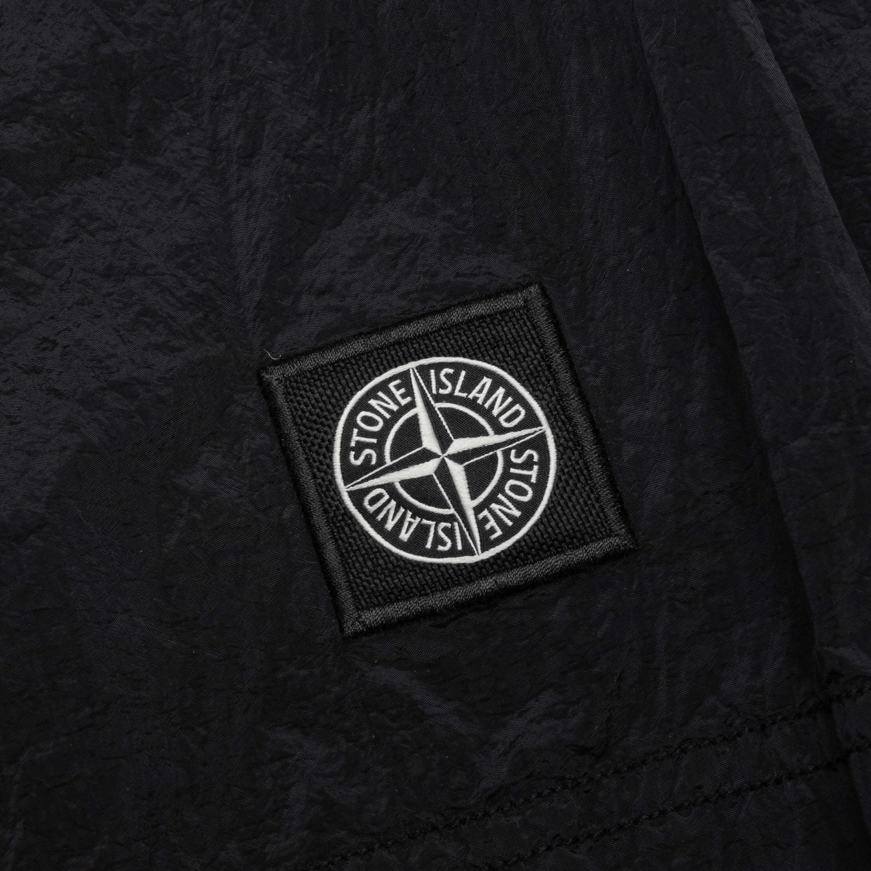 Stone Island Econyl Regenerated Nylon Swim Trunks - Black