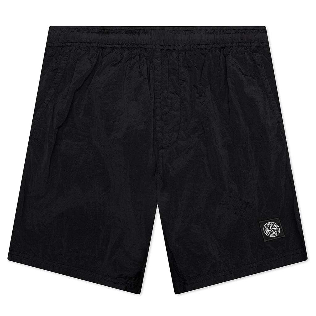 Stone Island Econyl Regenerated Nylon Swim Trunks - Black