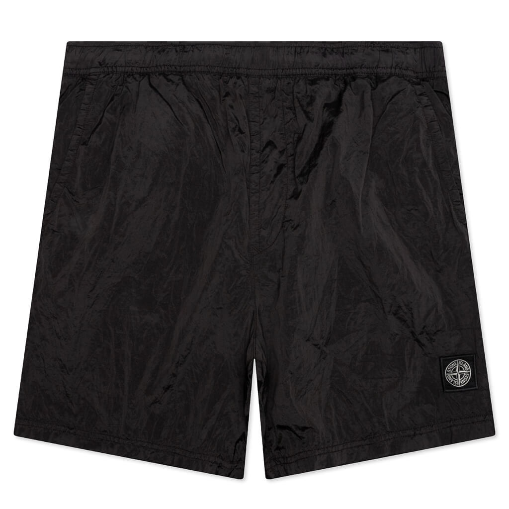 Stone Island Econyl Regenerated Nylon Swim Trunks - Charcoal