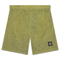 Stone Island Econyl Regenerated Nylon Swim Trunks - Lemon