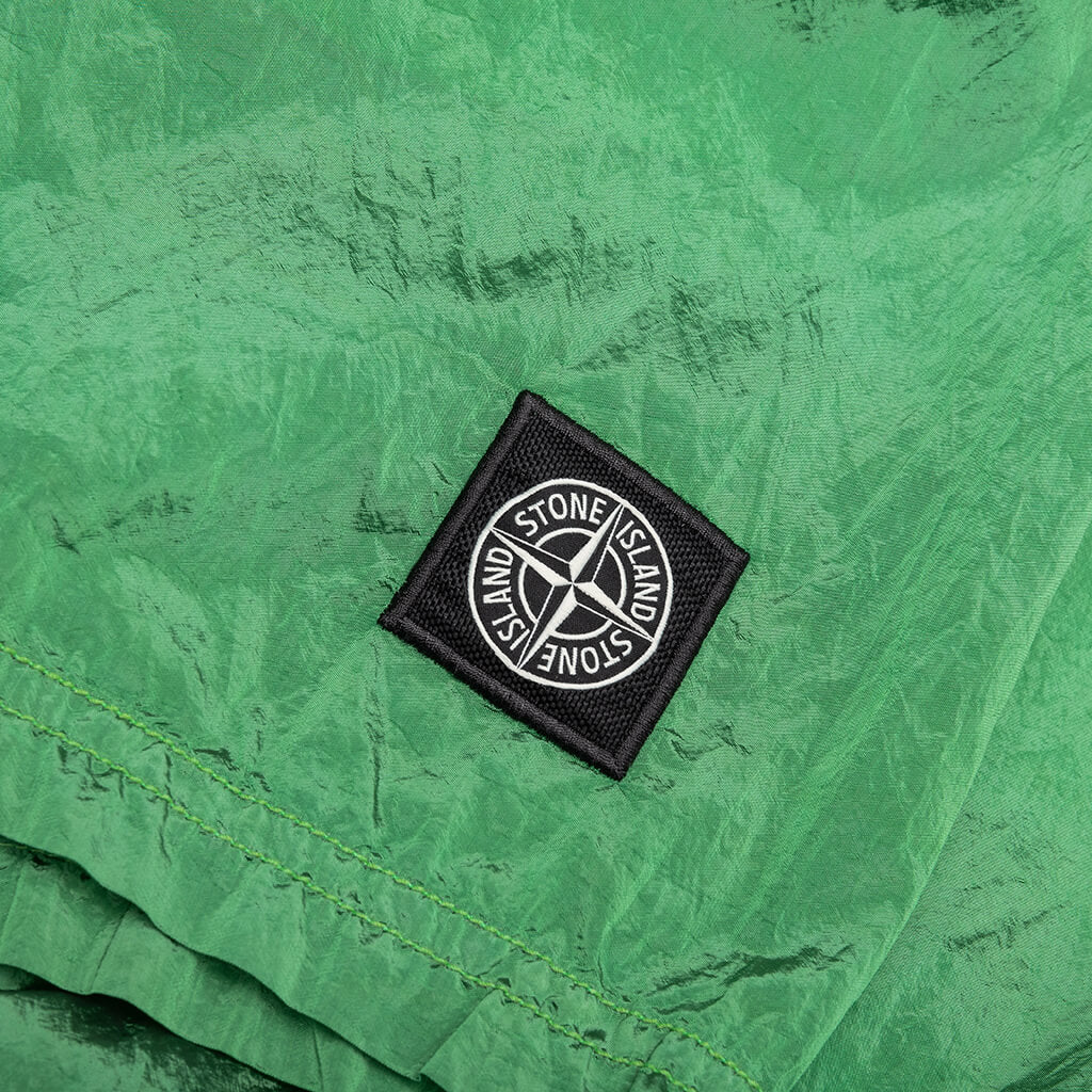 Stone Island Econyl Regenerated Nylon Swim Trunks - Light Green