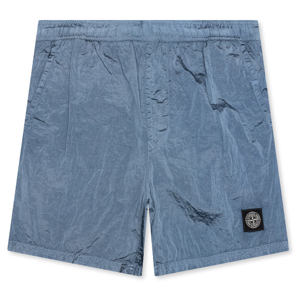 Stone Island Econyl Regenerated Nylon Swim Trunks - Mid Blue