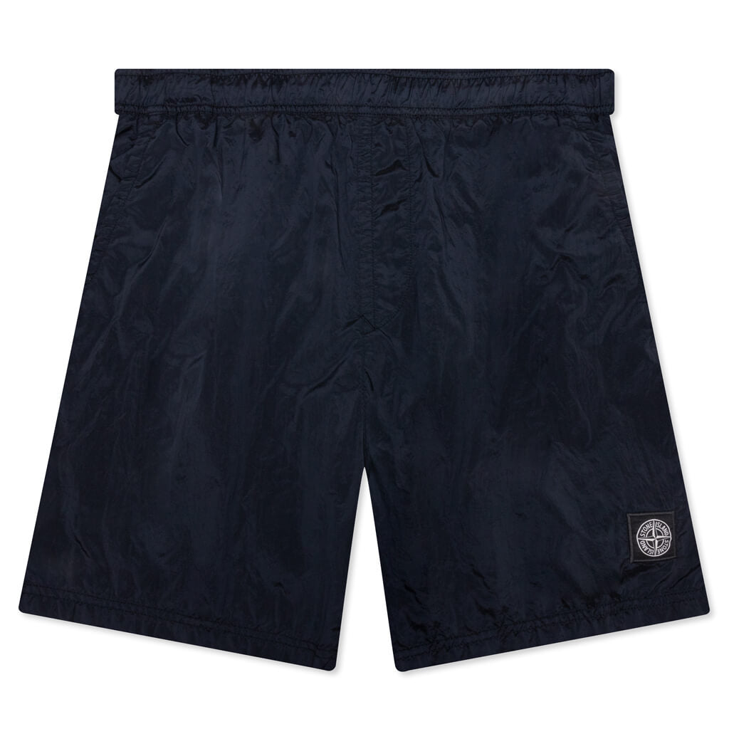 Stone Island Econyl Regenerated Nylon Swim Trunks - Navy Blue