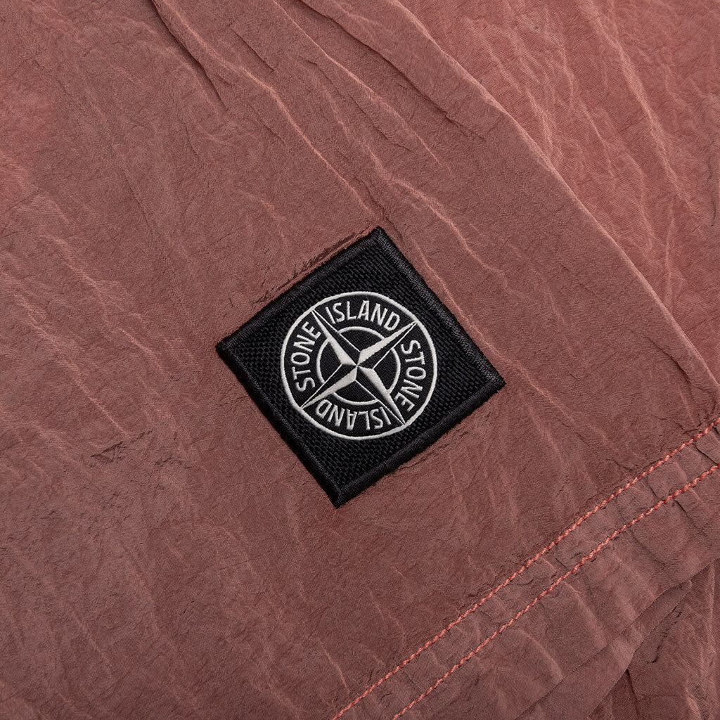 Stone Island Econyl Regenerated Nylon Swim Trunks - Peach