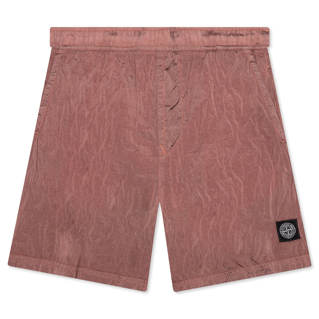 Stone Island Econyl Regenerated Nylon Swim Trunks - Peach