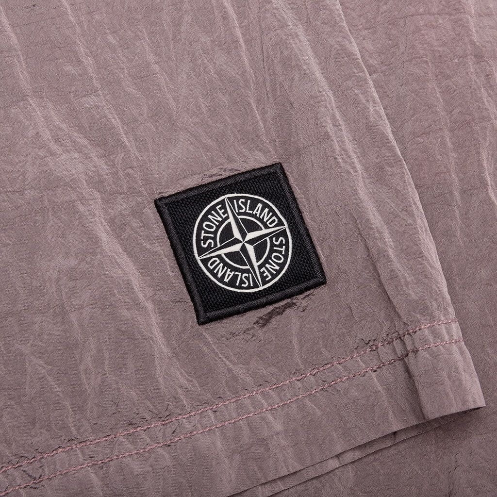 Stone Island Econyl Regenerated Nylon Swim Trunks - Red Onion