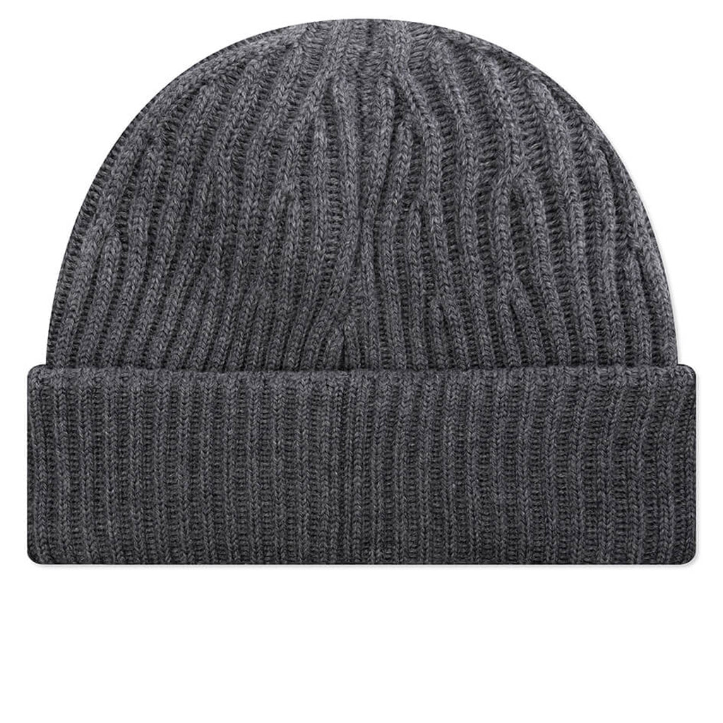 Stone Island Full Rib Wool Beanie - Grey