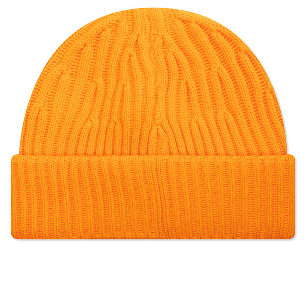Stone Island Full Rib Wool Beanie - Yellow