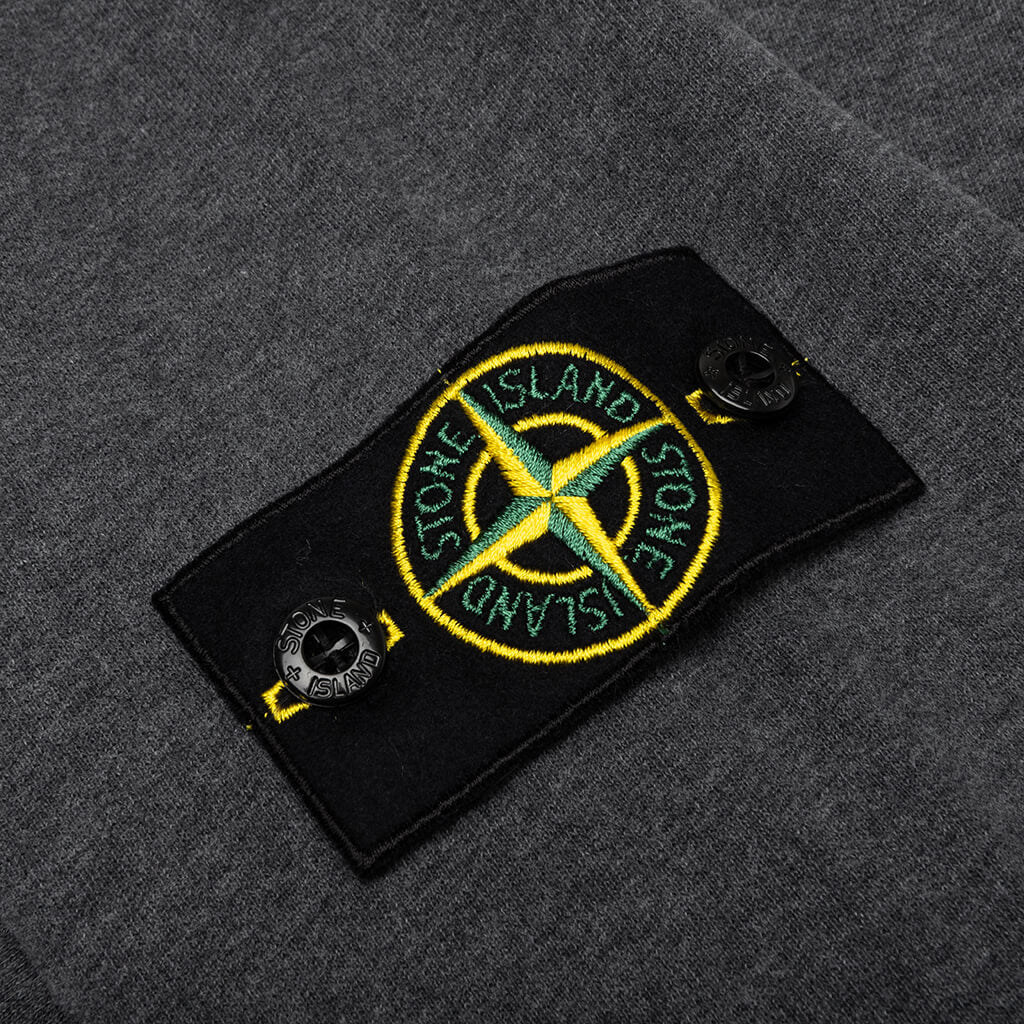 Stone Island Hooded Sweatshirt - Melange Dark Grey