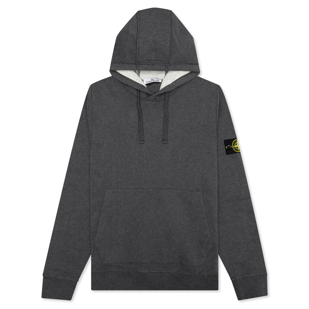Stone Island Hooded Sweatshirt - Melange Dark Grey