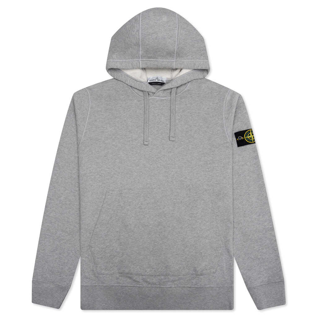 Stone Island Hooded Sweatshirt - Melange Grey