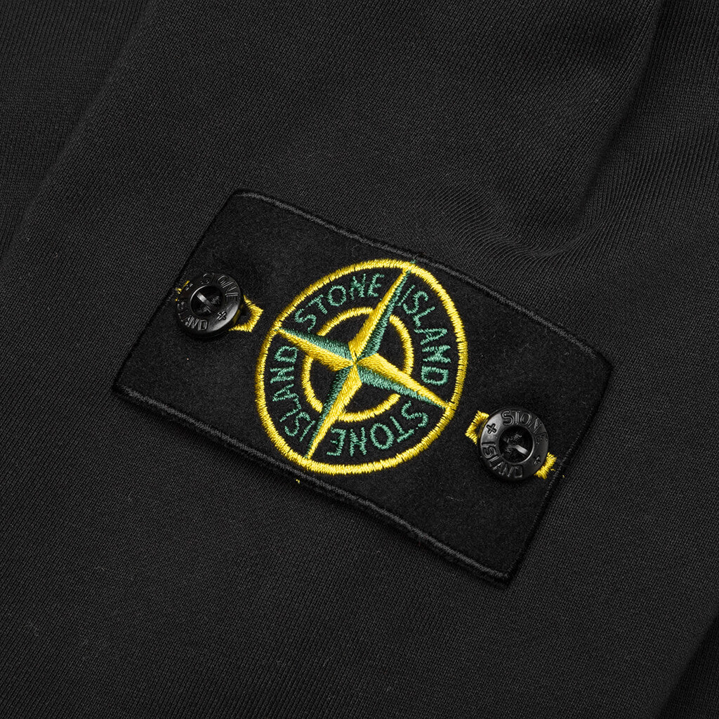 Stone Island Hooded Sweatshirt 64151 - Black