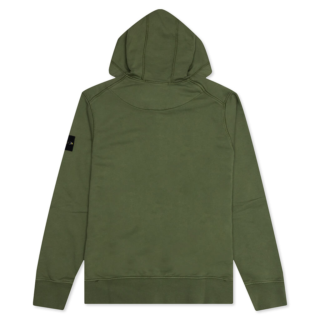 Stone Island Hooded Track Top 64251 - Olive