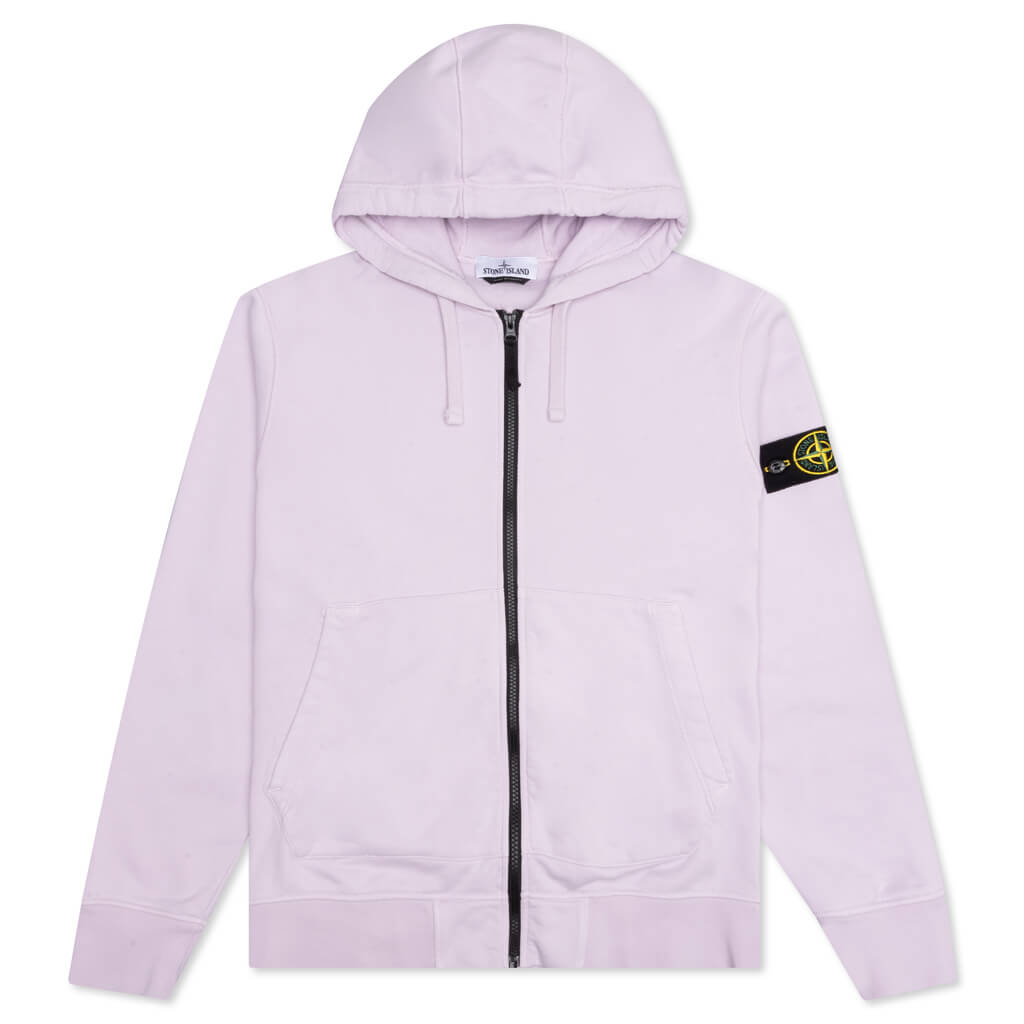 Stone Island Hooded Track Top 64251 - Rose Quartz