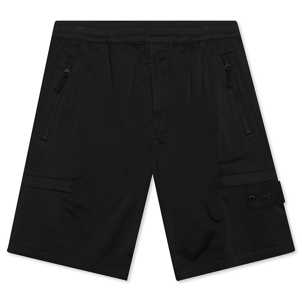 Stone Island Cargo Bermuda Shorts L06F2 - Black