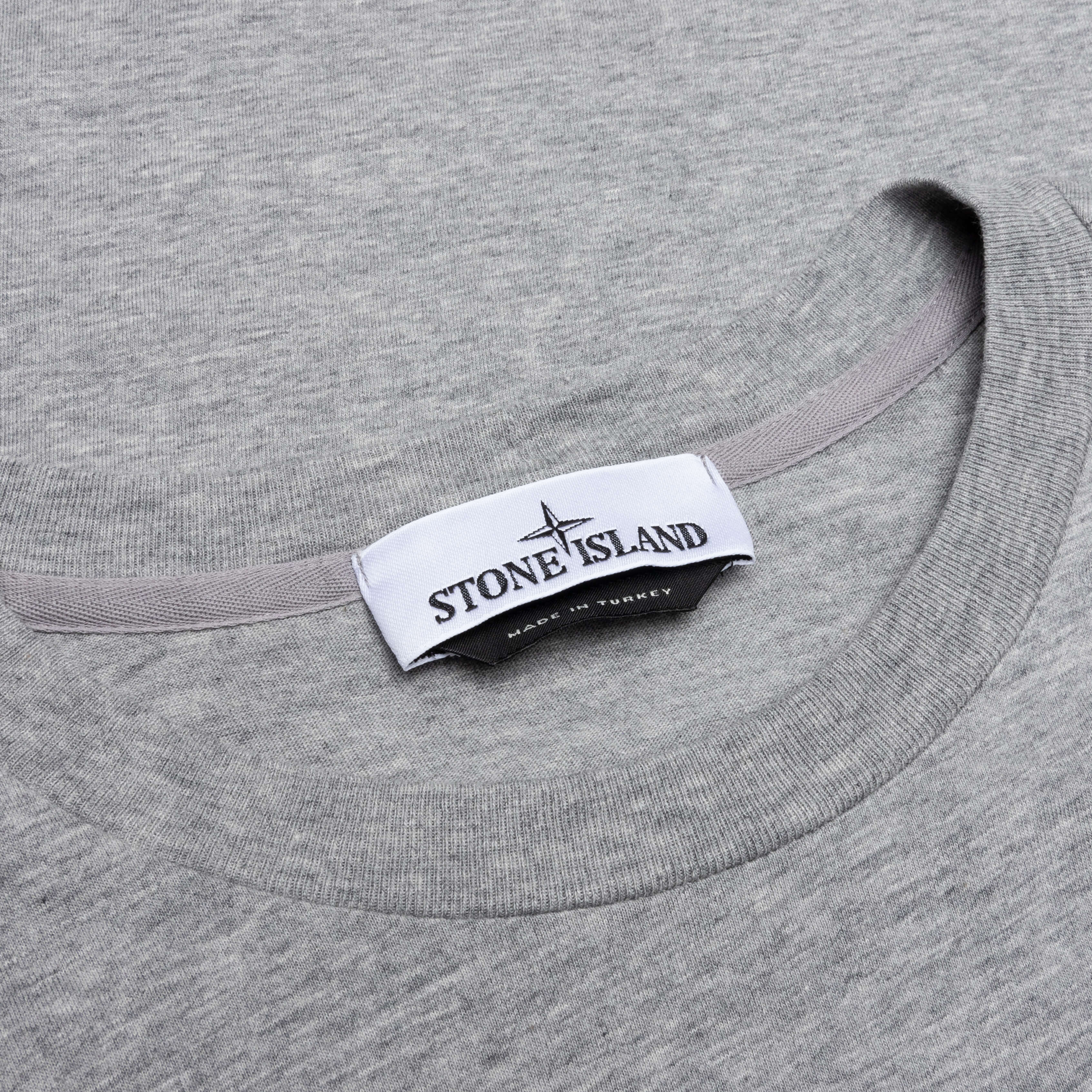 Stone Island Long Sleeve T-Shirt - Melange Grey