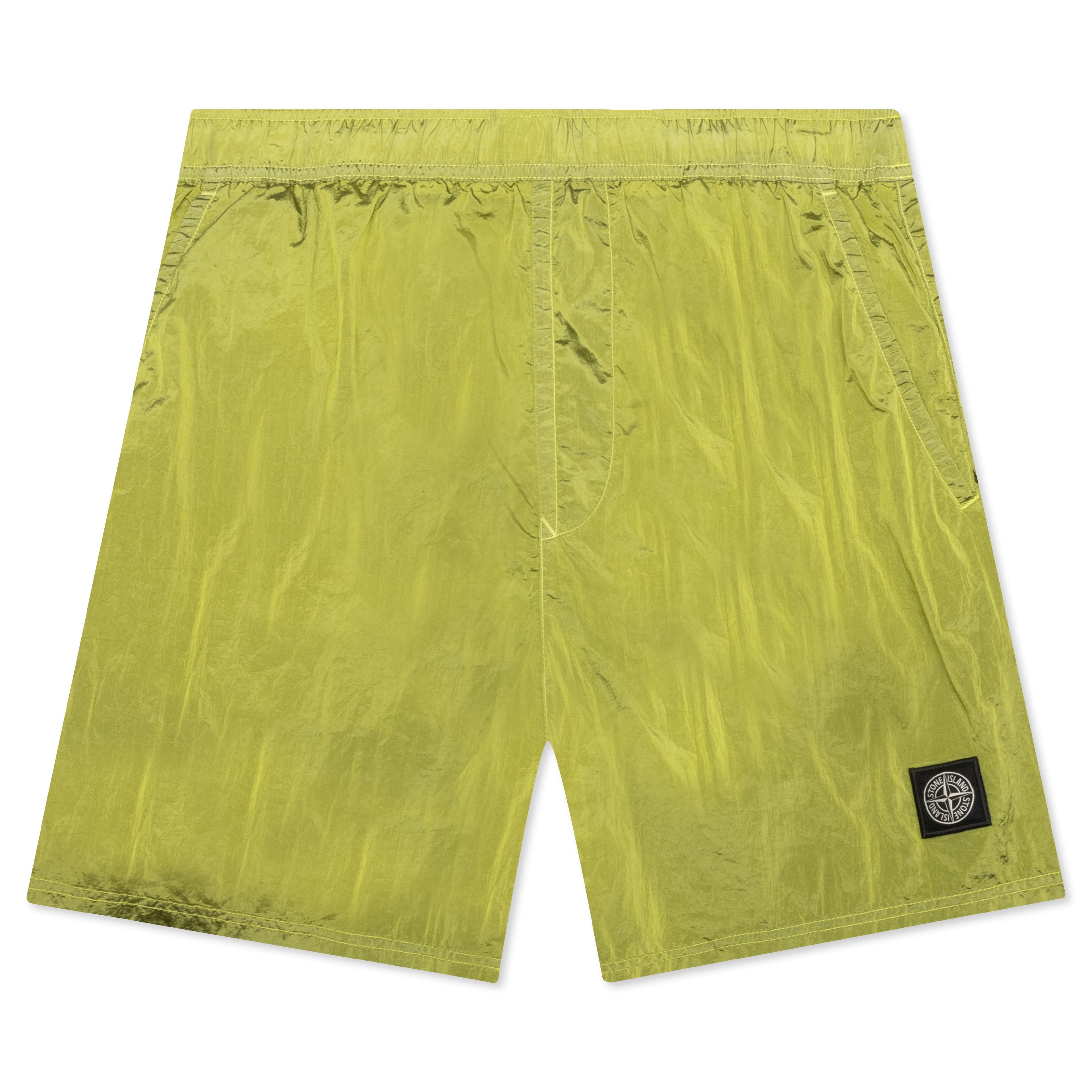 Stone Island Nylon Metal Shorts - Lemon