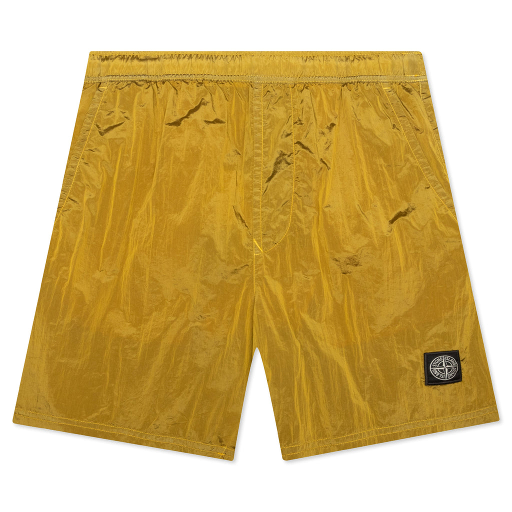 Stone Island Nylon Metal Shorts - Yellow