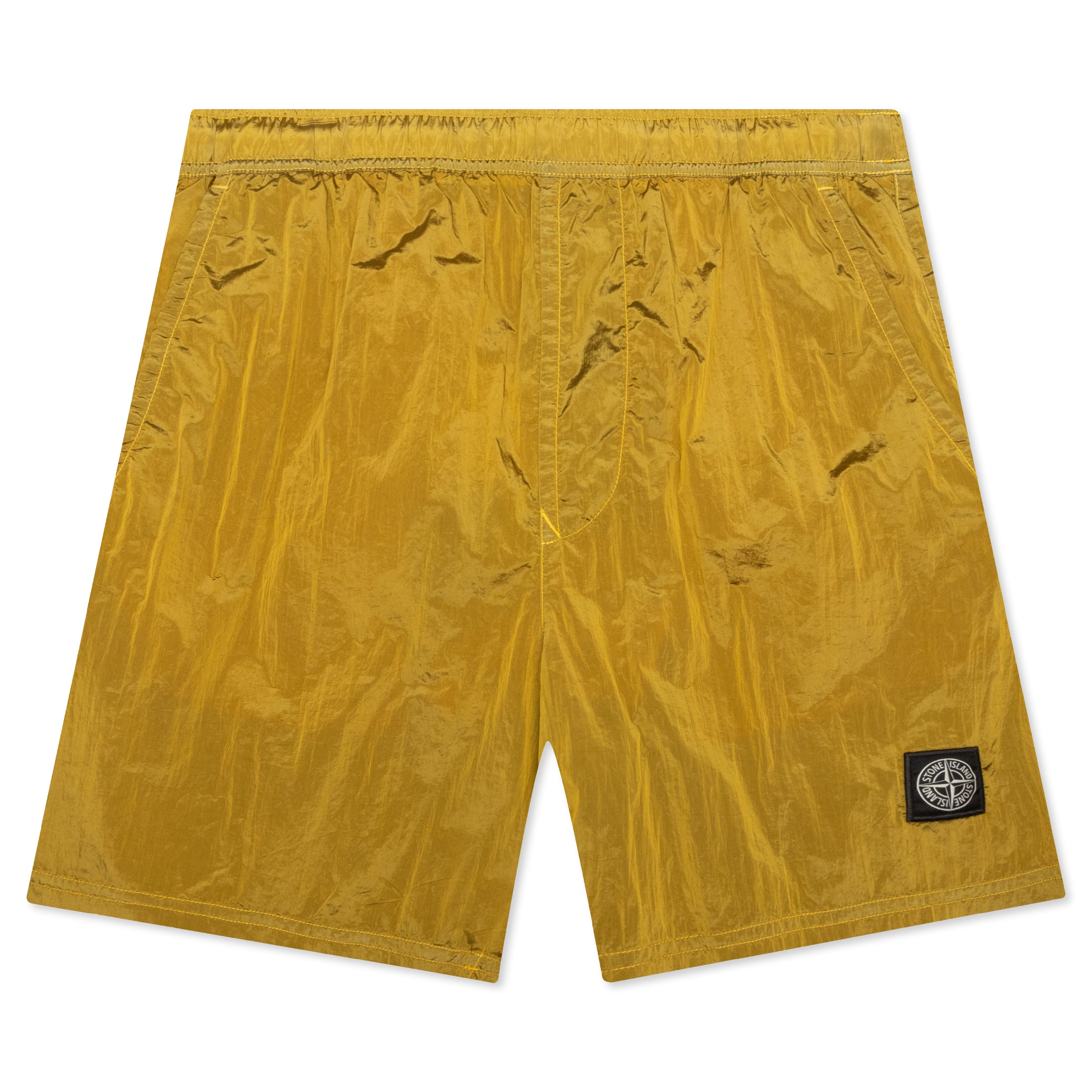 Stone Island Nylon Metal Shorts - Yellow