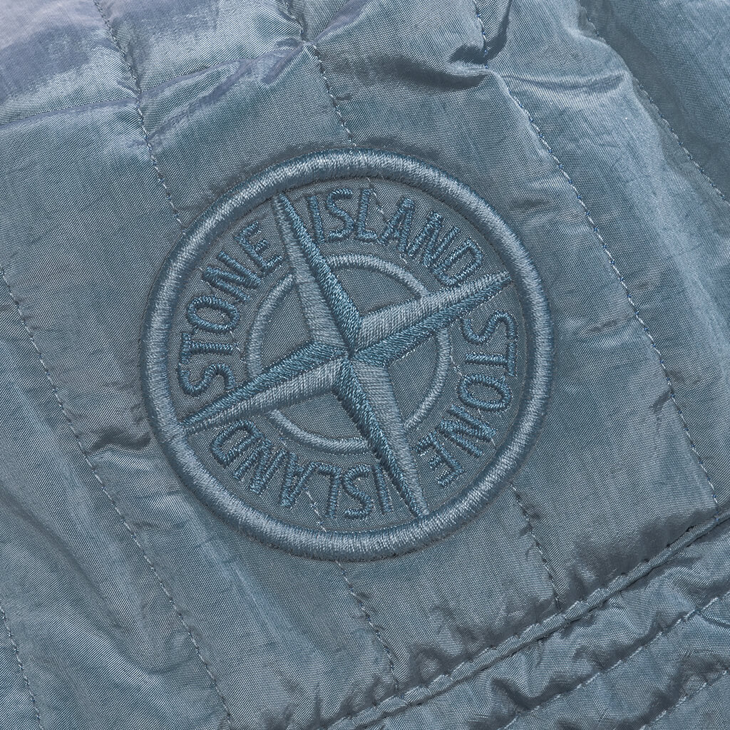Stone Island Econyl Regenerated Nylon Bucket Hat - Mid Blue