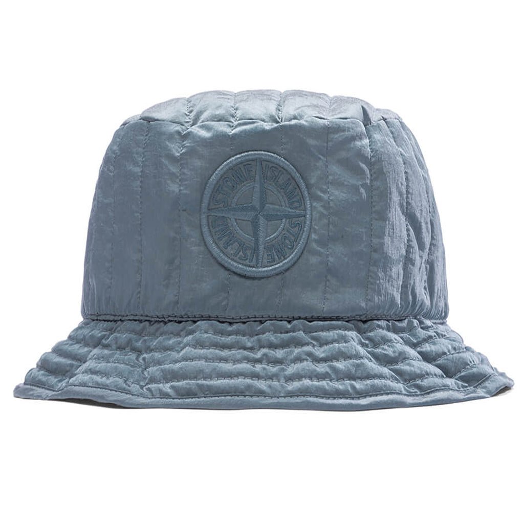 Stone Island Econyl Regenerated Nylon Bucket Hat - Mid Blue