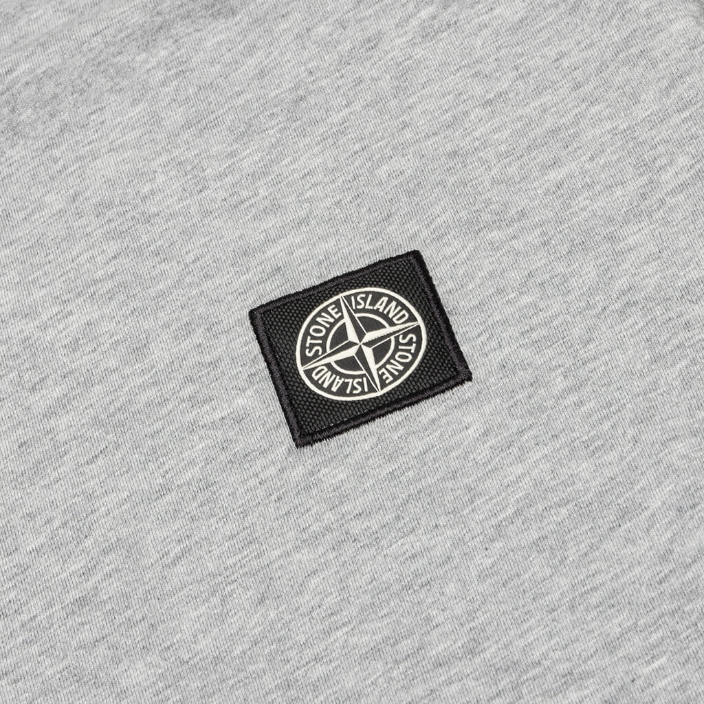 Stone Island Patch Logo L/S Tee - Melange Grey
