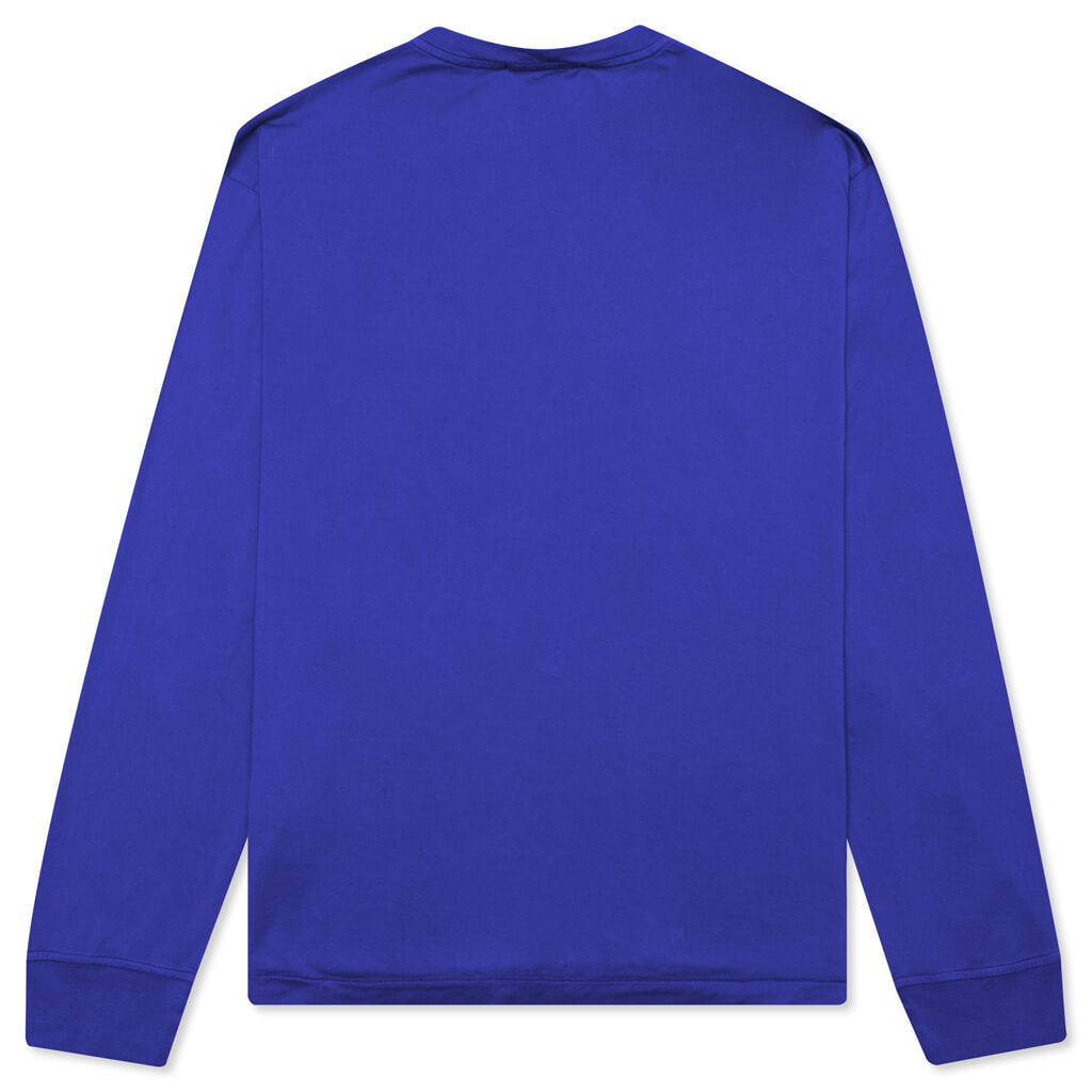 Stone Island Patch Logo L/S Tee - Periwinkle